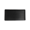 Assiette rectangulaire en porcelaine, vaisselle, nouveau Design, assiette de Restaurant noire mate
