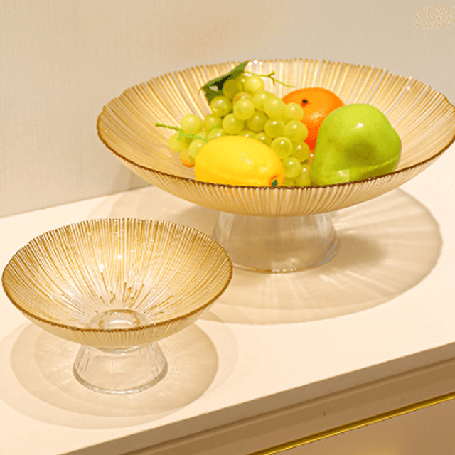 Verre divisé plaque salon bonbons vert OEM personnalisé emballage diviseur Dessert bonbons verres plaques