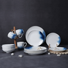 Usine de porcelaine, fourniture d'hôtel, service de table, assiettes à pâtes et fruits de mer, assiettes à pétoncles, service de table pour Restaurant