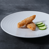Assiette en porcelaine blanche très durable 10 pouces