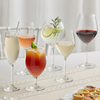 Les cadeaux en verre ont placé le verre adapté aux besoins du client de flûte de la vaisselle 6oz 7.5oz de restaurant d'articles d'hôtel