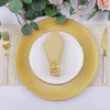 Assiettes de présentation en verre