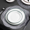 Assiettes commerciales en gros de porcelaine pour l'hospitalité