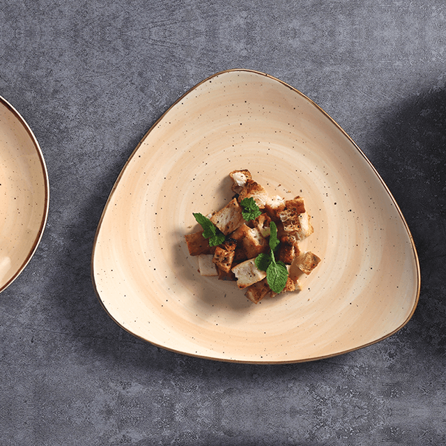 Homeware Restaurant Plats Petit Déjeuner Assiette Moderne Grand Plateau De Dinde En Céramique Italienne