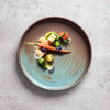 Assiette en porcelaine Vaisselle en céramique directe d'usine