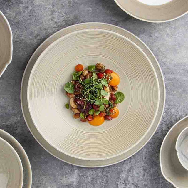 Fabricant en gros d'assiettes de restaurant en porcelaine