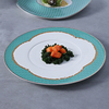 Assiettes de restauration en porcelaine tendre