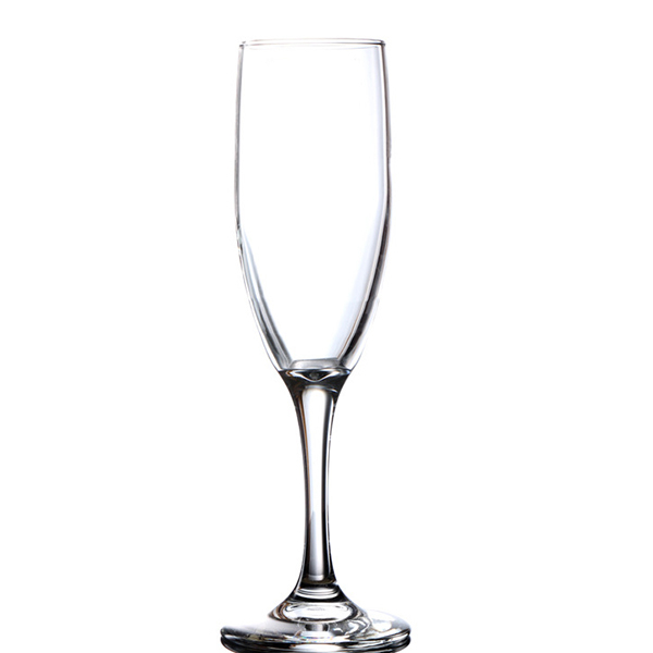 Les cadeaux en verre ont placé le verre adapté aux besoins du client de flûte de la vaisselle 6oz 7.5oz de restaurant d'articles d'hôtel