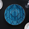 Assiettes de luxe en porcelaine tendre, vaisselle d'hôtel du Kazakhstan