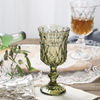 Verres de Bar, ensemble cadeau pour Restaurant et maison, gobelets de couleur blanc et vert de 7.5oz pour le vin
