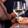 Verres à boire d'hospitalité sans plomb de 16 onces, bol angulaire, verre à vin
