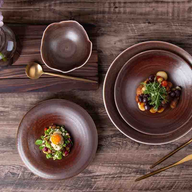 Fabricant d'assiettes de restaurant d'hôtel, vaisselle en porcelaine