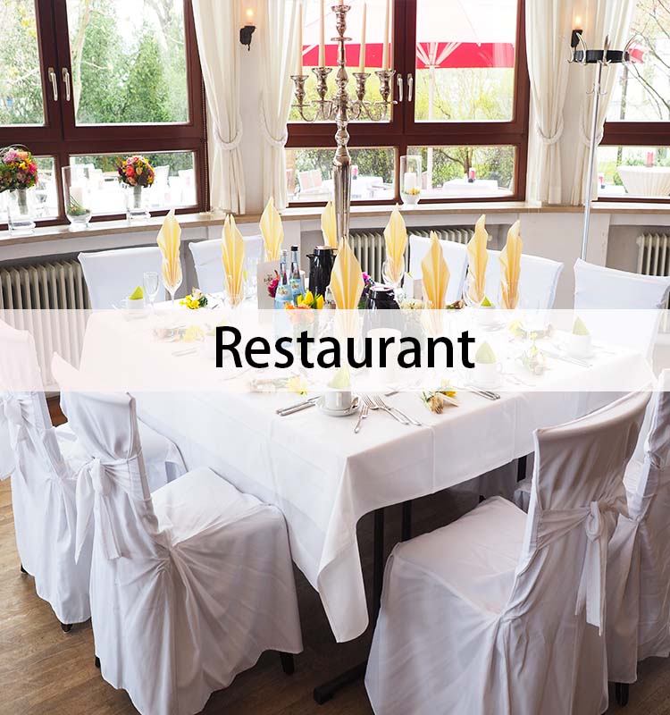 Disposition de la vaisselle du restaurant