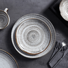 Assiette ronde en porcelaine de 25Cm pour assiettes en grès Super de restaurant pour Amazon 