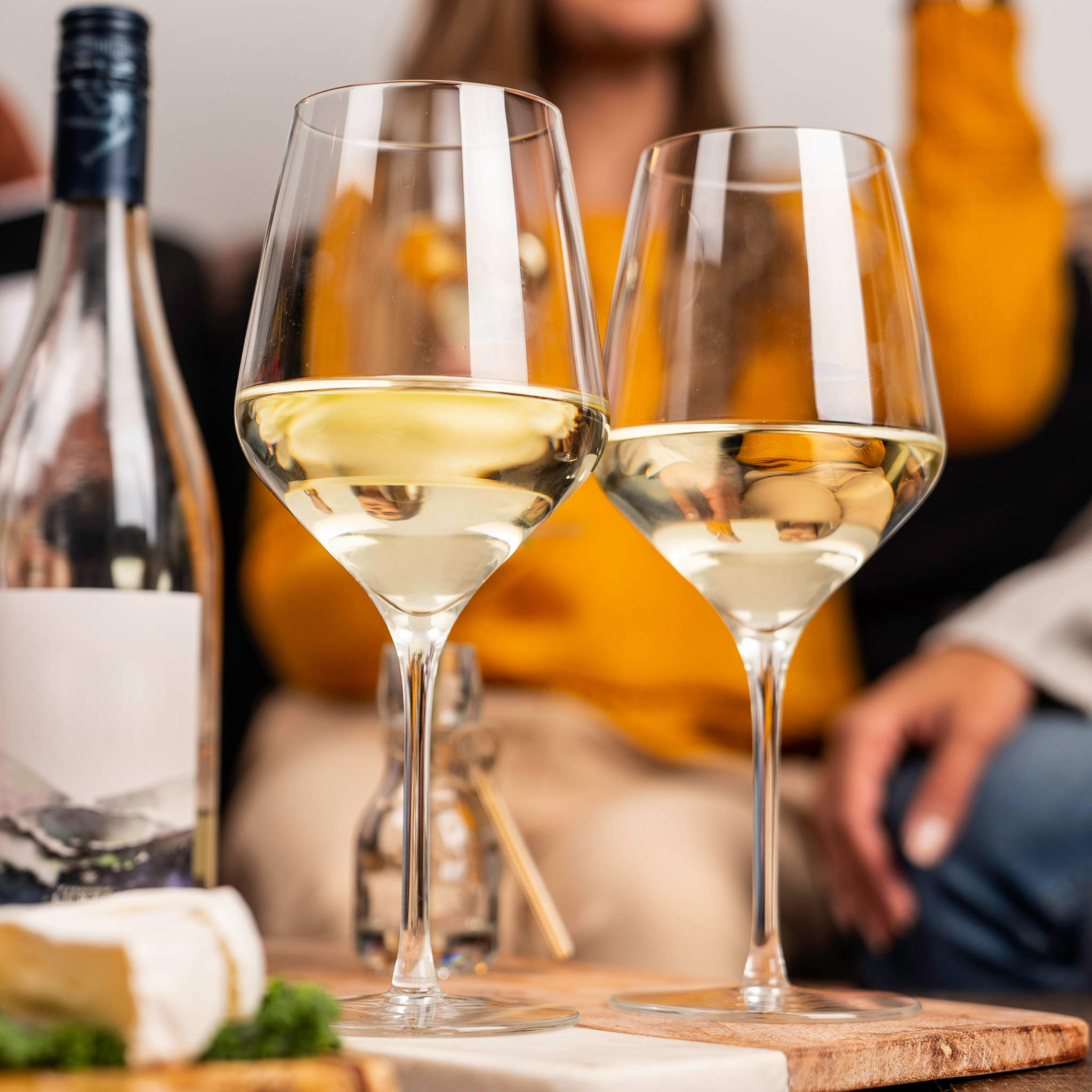 Verres à boire d'accueil sans plomb de 16 onces Verre à vin à bol angulaire