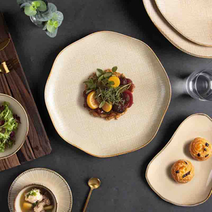 Fabricant de vaisselle en céramique Assiette d'hôtel Vaisselle en porcelaine