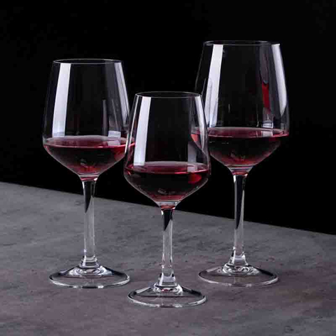 Verre à vin d'hôtel Verrerie claire commerciale