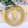 Assiettes de présentation en verre