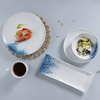 Usine de porcelaine, fourniture d'hôtel, service de table, assiettes à pâtes et fruits de mer, assiettes à pétoncles, service de table pour Restaurant