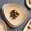 Articles ménagers plats de Restaurant assiette de petit déjeuner grand plateau de dinde en céramique italienne moderne