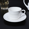 Ensemble d'assiettes en porcelaine blanche, vaisselle commerciale