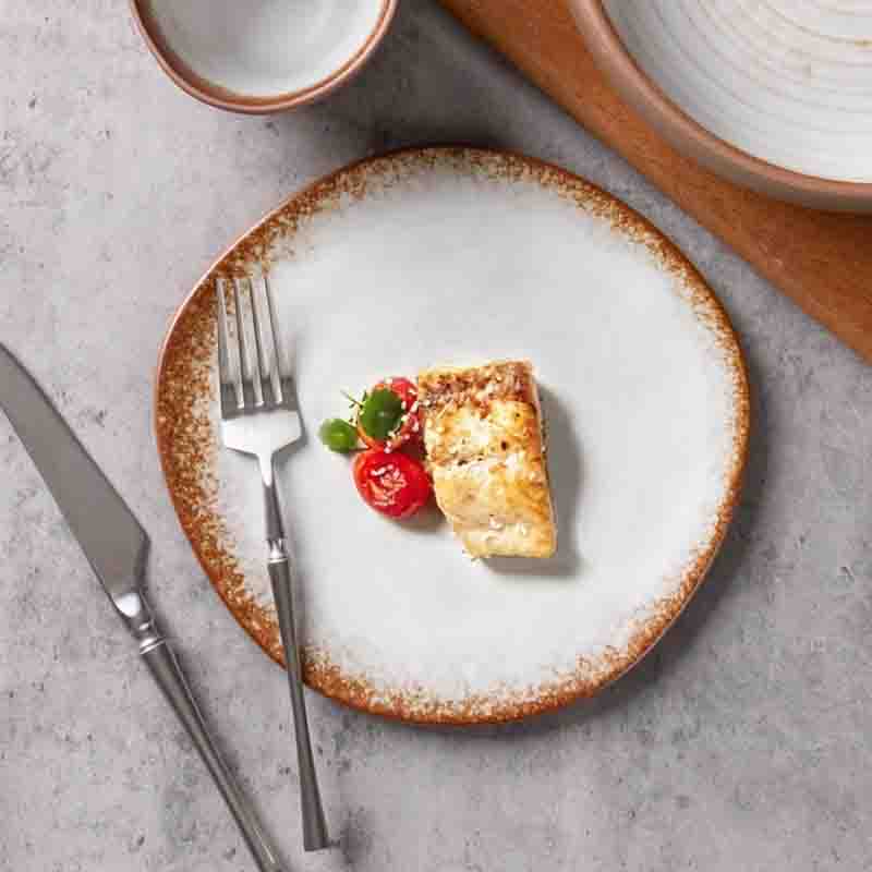 Assiettes de restaurant commerciales