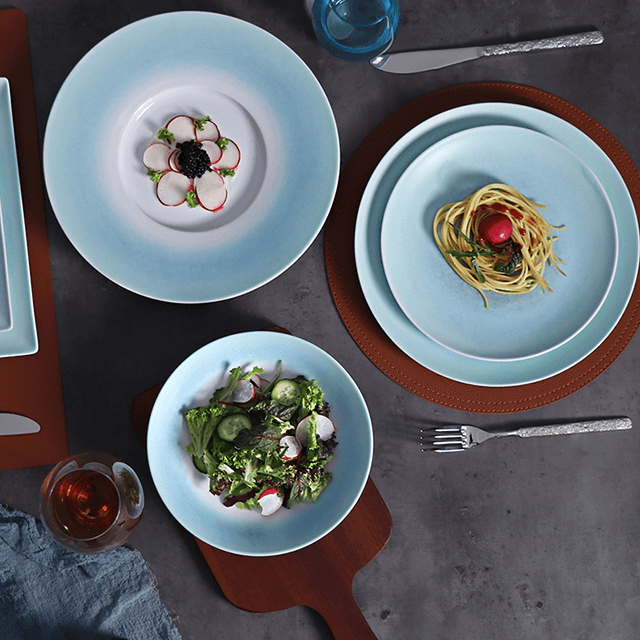 Vaisselle italienne Vaisselle Service de table en vaisselle mate française