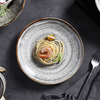 Assiette ronde en porcelaine de 25Cm pour assiettes en grès Super de restaurant pour Amazon 