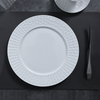 Hôtel Ware Assiettes Ensemble Vaisselle Blanc Dîner Ensemble Bone China Vaisselle Ensemble
