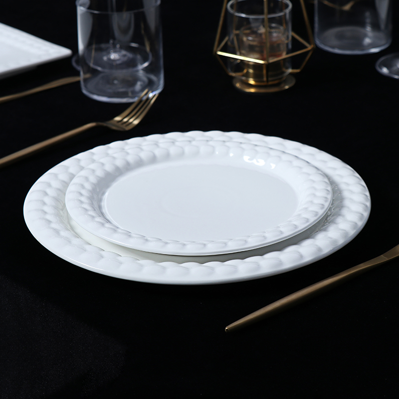 Assiettes de restaurant en vrac Fabricant en gros