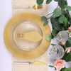 Assiettes de présentation en verre