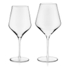Verres à boire d'hospitalité sans plomb de 16 onces, bol angulaire, verre à vin