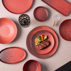 Fabricant de vaisselle en céramique assiettes de restaurant en gros
