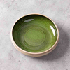 Assiettes de restaurant en vrac Vaisselle en porcelaine verte