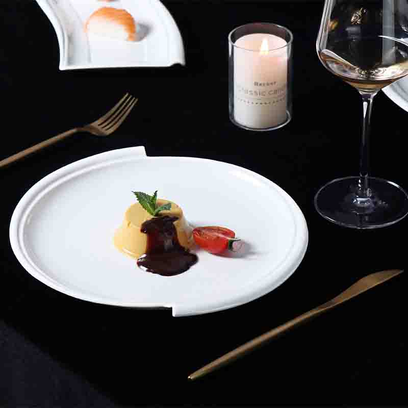 Fabricant en gros de vaisselle en porcelaine blanche