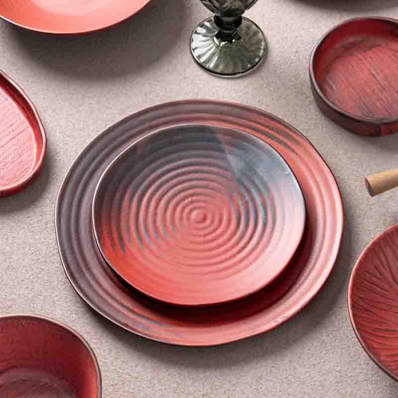 Assiettes de restaurant commerciales