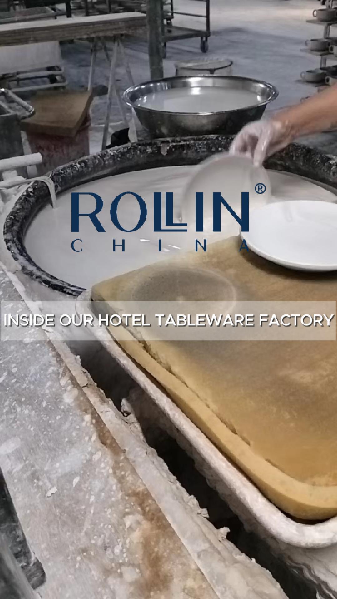 Vidéo de production de vaisselle en céramique ROLLIN