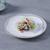 Vaisselle d'hôtel de luxe, vaisselle en porcelaine tendre, vente en gros