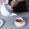 Vaisselle d'hôtel de luxe, vaisselle en porcelaine tendre, vente en gros