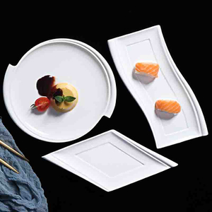 Fabricant en gros de vaisselle en porcelaine blanche