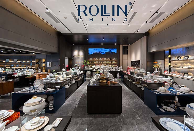 Rollin salle d'exposition de porcelaine