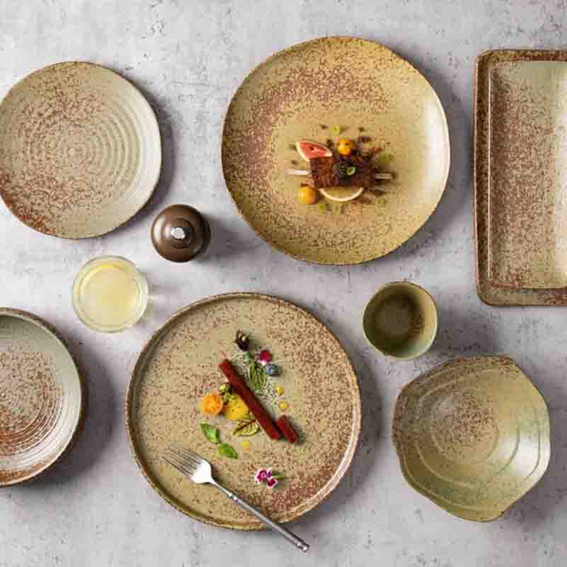 Fabricant de vaisselle en céramique, assiette en porcelaine en gros