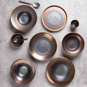 Assiettes à dîner Fabricant de vaisselle en porcelaine en gros
