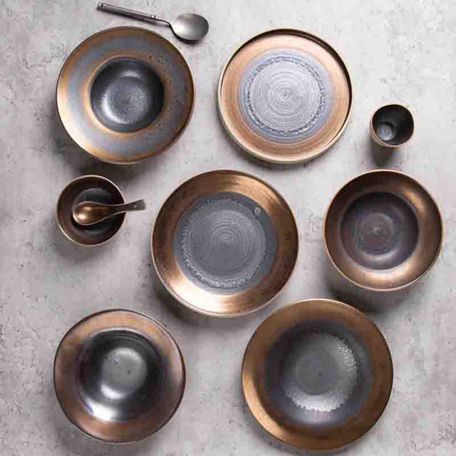 Assiettes à dîner Fabricant de vaisselle en porcelaine en gros